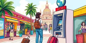 Use online banks with ATM reimbursements worldwide
