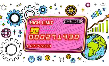 Research high-limit credit cards with flexible terms
