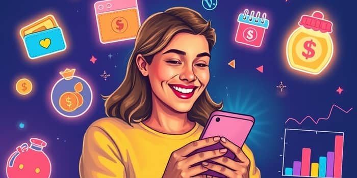 Use salary advance apps with built-in budgeting