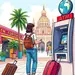 Use online banks with ATM reimbursements worldwide